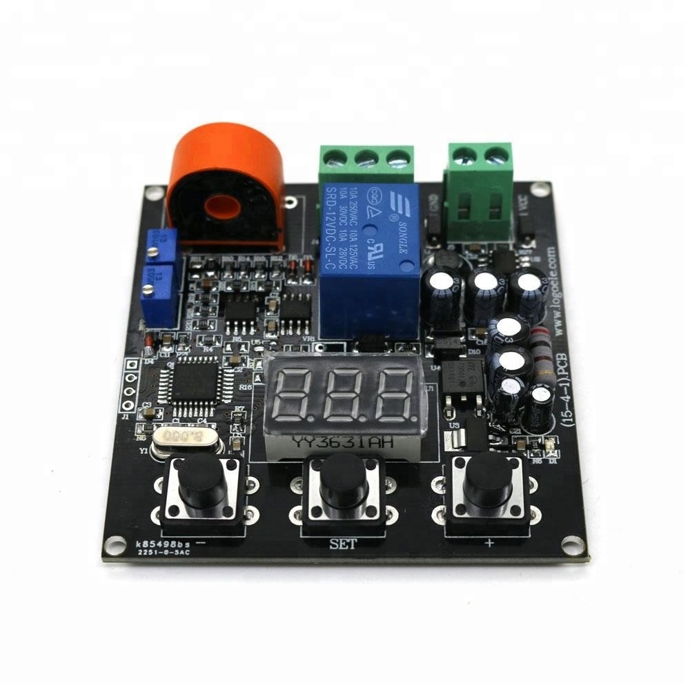 5A 10A 20A 50A Detection Range LED Display AC Time Delay Motion Switch Current Sensor Module