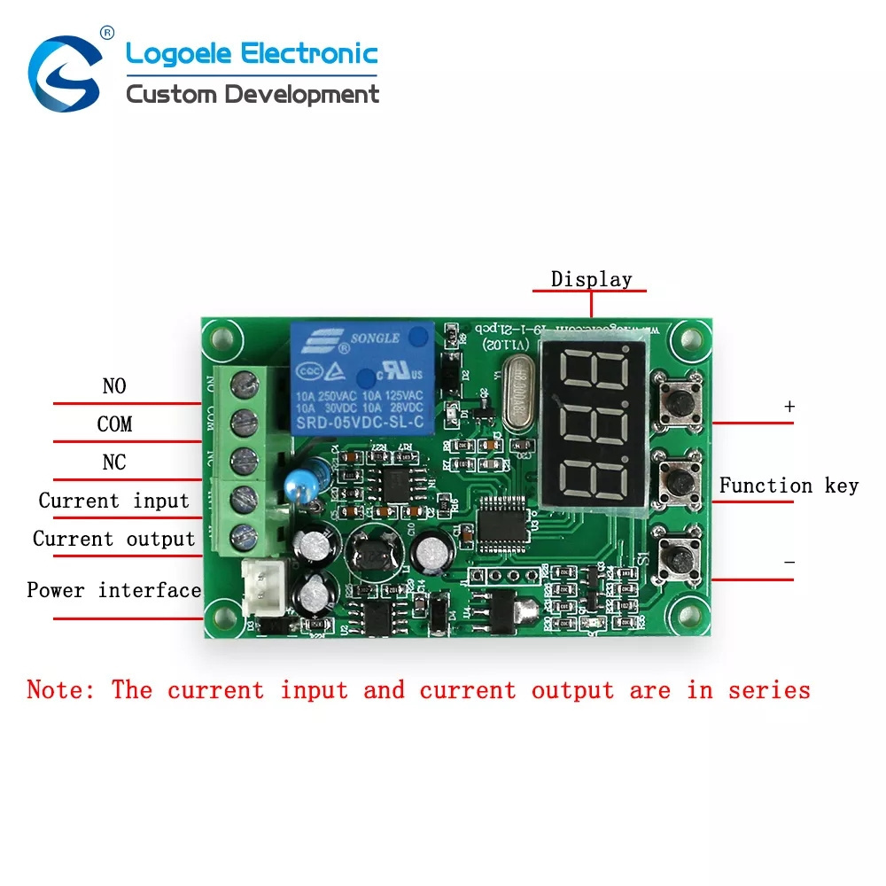 200mA DC Motion Time Delay Range Upper and Lower Limit Protection Current Sensor Switch