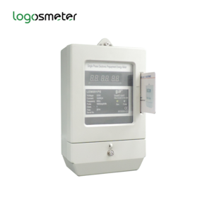 Single Phase Digital Smart Prepaid  PLC Energy Meter Electric Power Meter with LCD Display Prepaid operating system