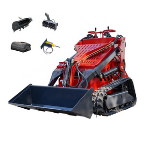 New CE EPA Logway Mini Skid Steer Loader Multifunctional Mini-tractor Tracked Mini Skid Steer Loader for Sale