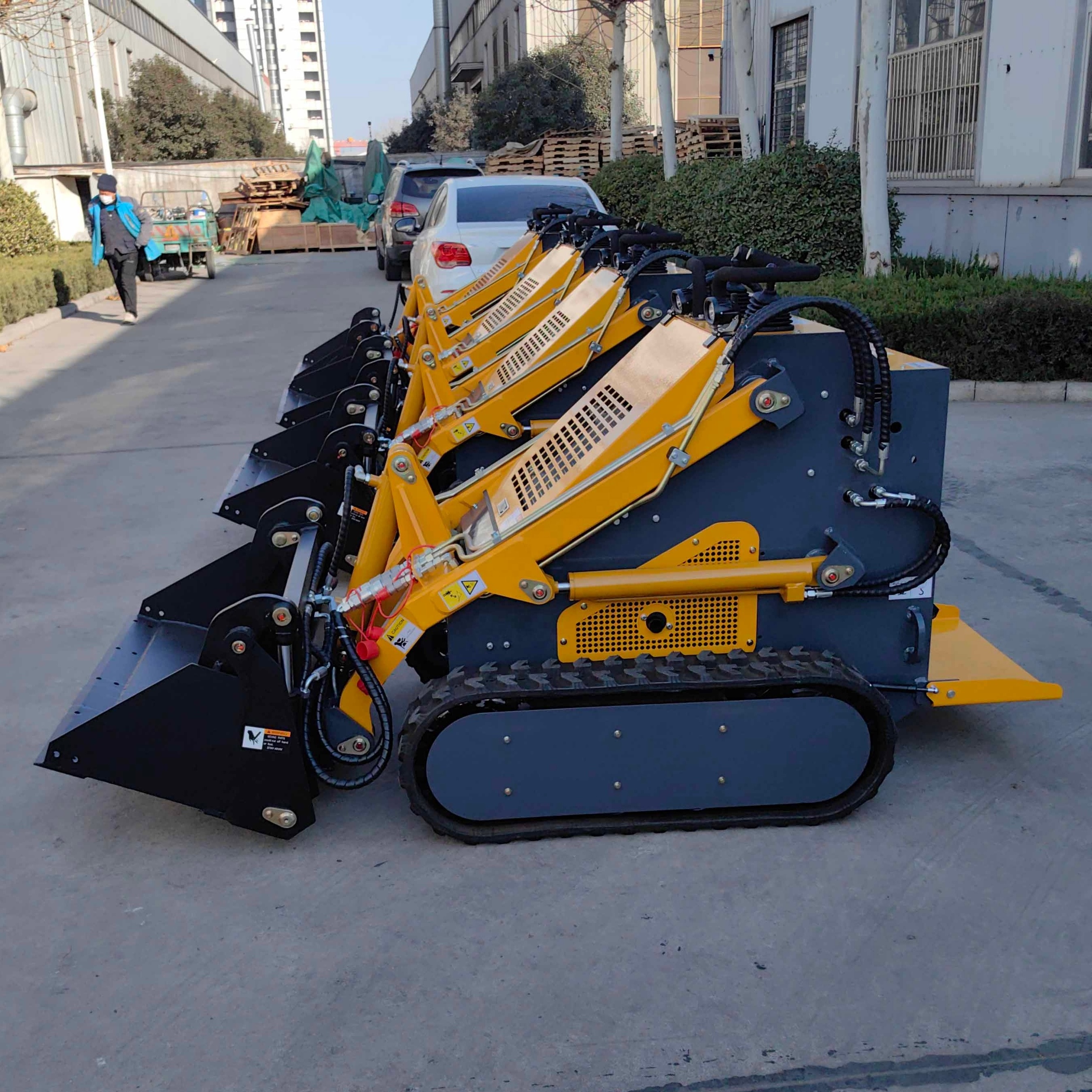 30% OFF Factory Price!!! High Performance Mini Skid Steer Loader Tracked EPA Engine Mini Skid Loader