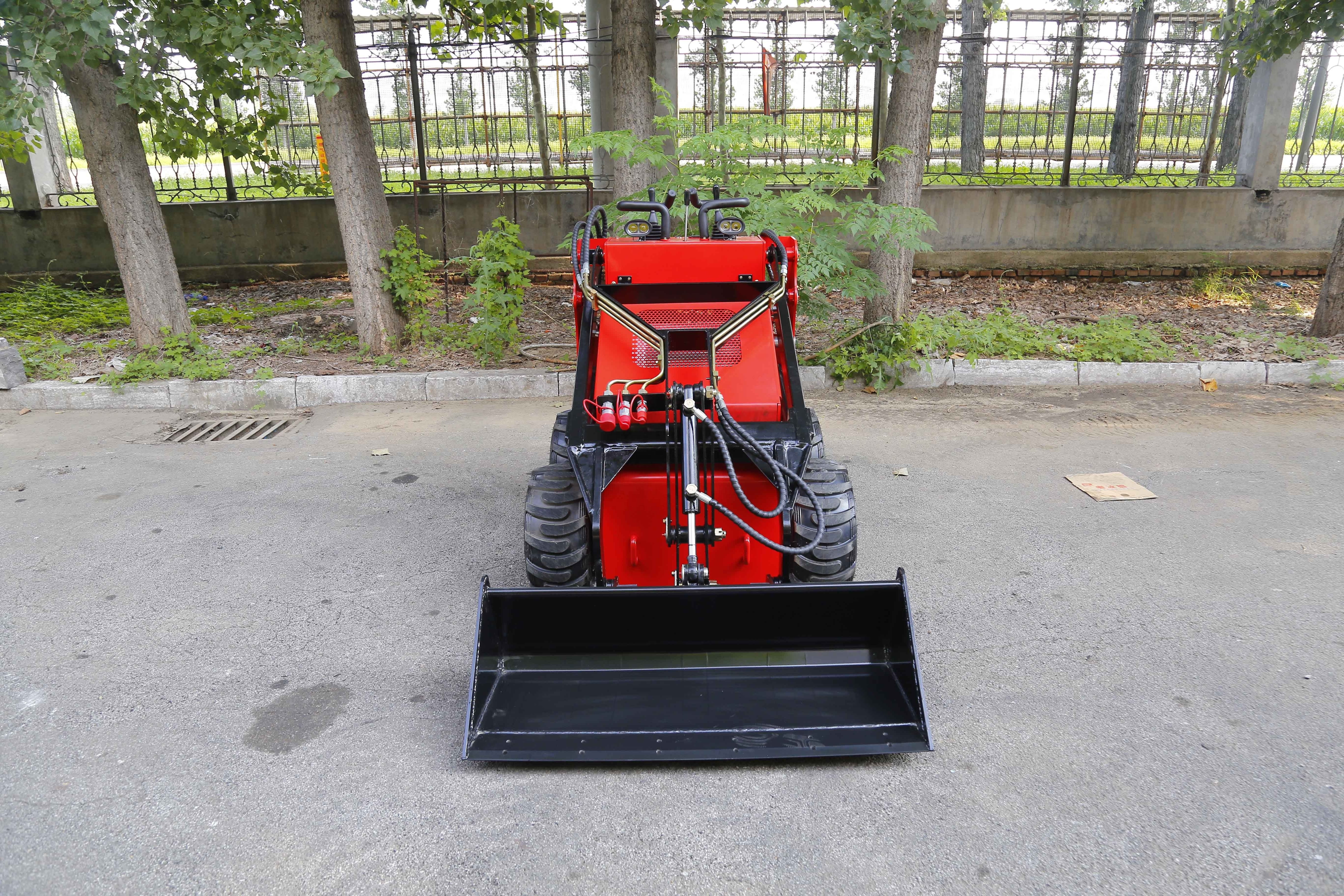 New CE EPA Logway Mini Skid Steer Loader Multifunctional Mini-tractor Tracked Mini Skid Steer Loader for Sale