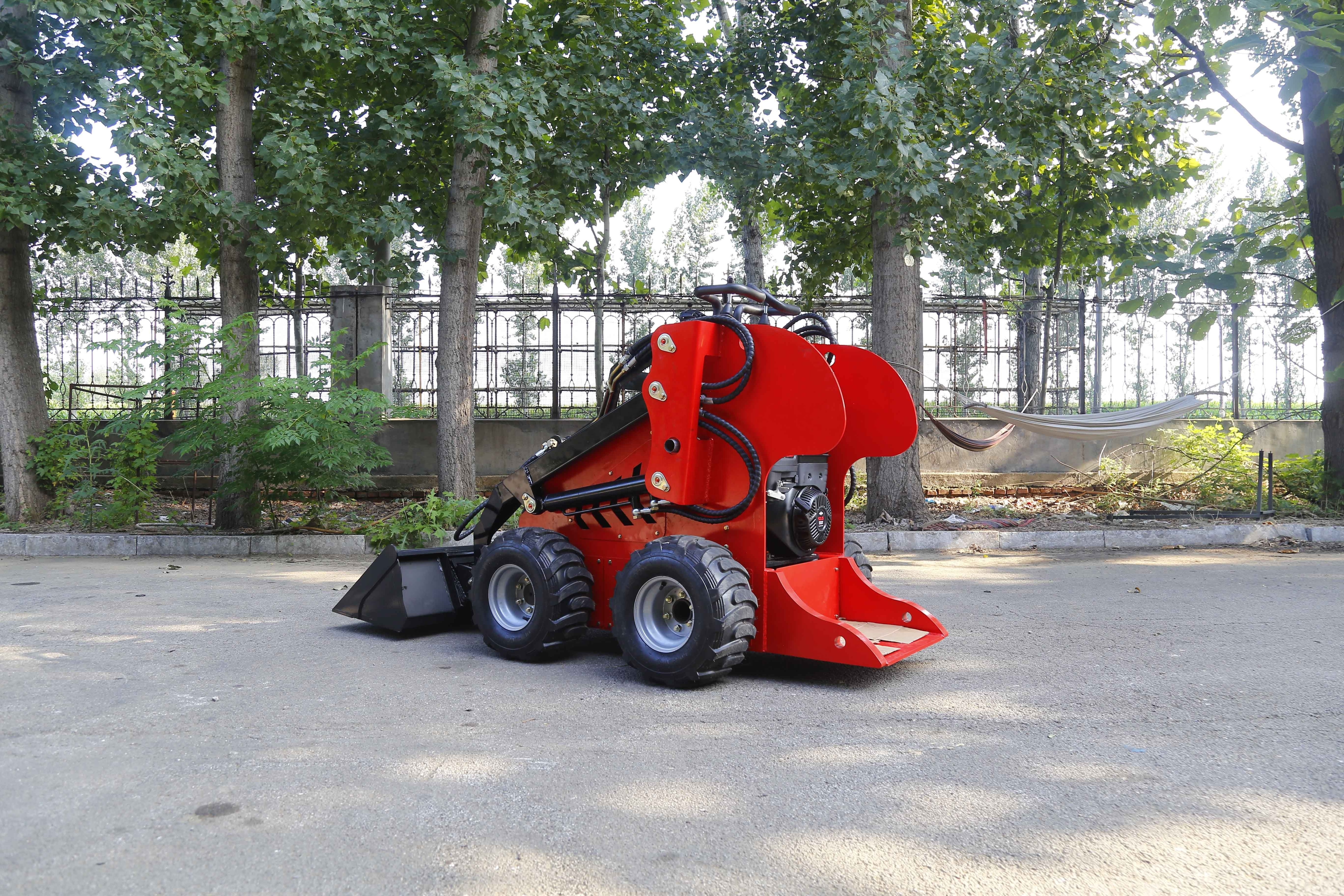 New CE EPA Logway Mini Skid Steer Loader Multifunctional Mini-tractor Tracked Mini Skid Steer Loader for Sale