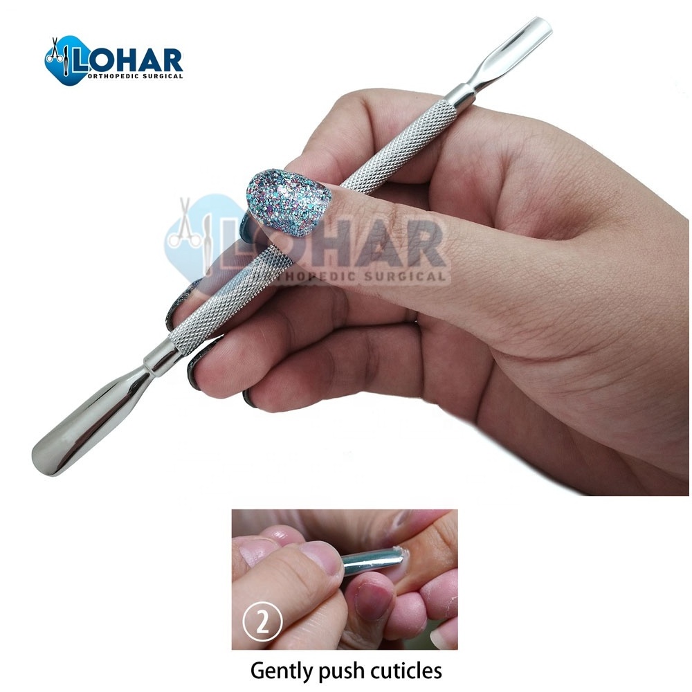 Reusable Double End Nail Art Cuticle Pusher Cuticle Remover Tool Pedicure Care Nails Manicure Nail Supplies