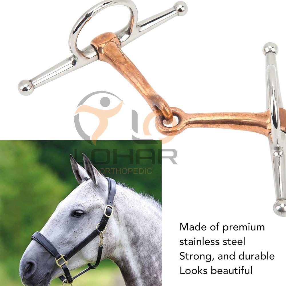 Full Cheek Horse Bit Brass Horse Riding Mouth Bit Equine Stainless Steel Made In High Quality Horse Bit