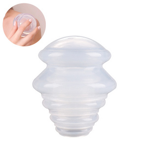 Silicone Cupping Therapy Set 4 Pieces Anti Slip Silicone Massage Cups Chinese Silicone Cups for Anti Cellulite