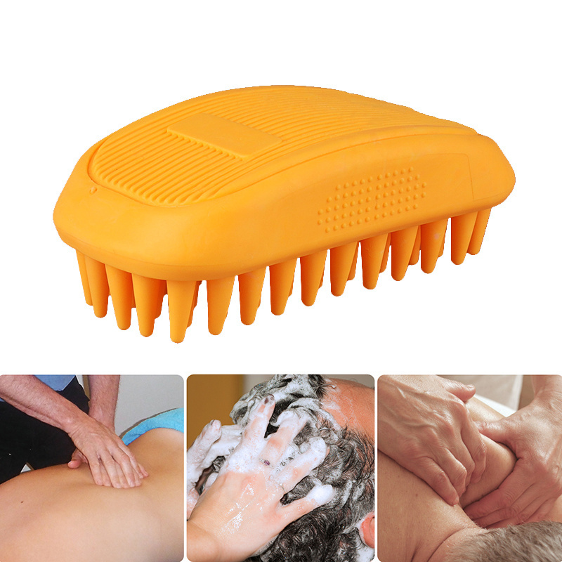 Factory Direct Sales Silicone Shampoo Brush Foot bath Massager Scalp Massager