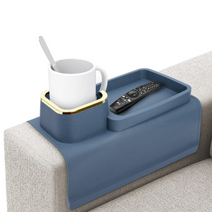 Portable Silicone Anti-Spill and Anti-Slip Sofa Drink Holder Couch Cup Holder for Armchair Sofa and Recliner