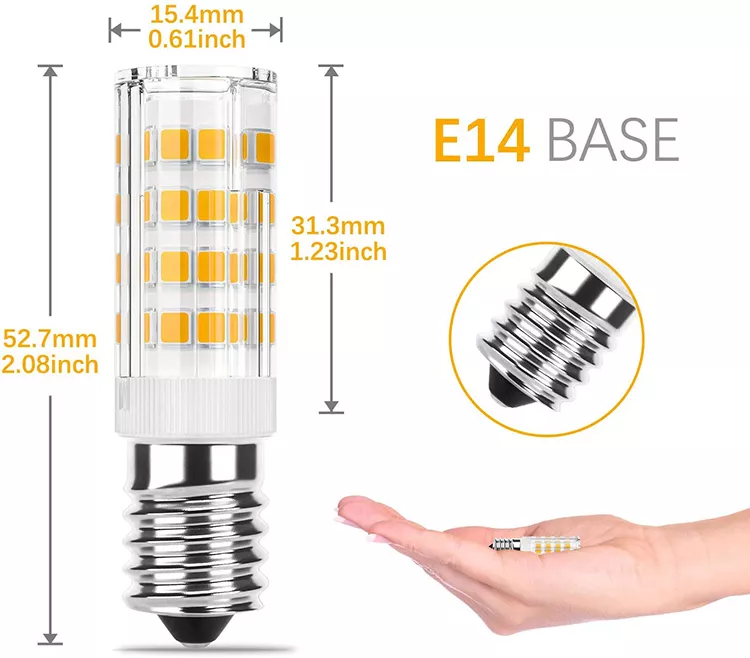 Factory wholesale product E12 E14 5W 5 watts 3000K 6000K small mini LED light bulb for living room hotel chandelier