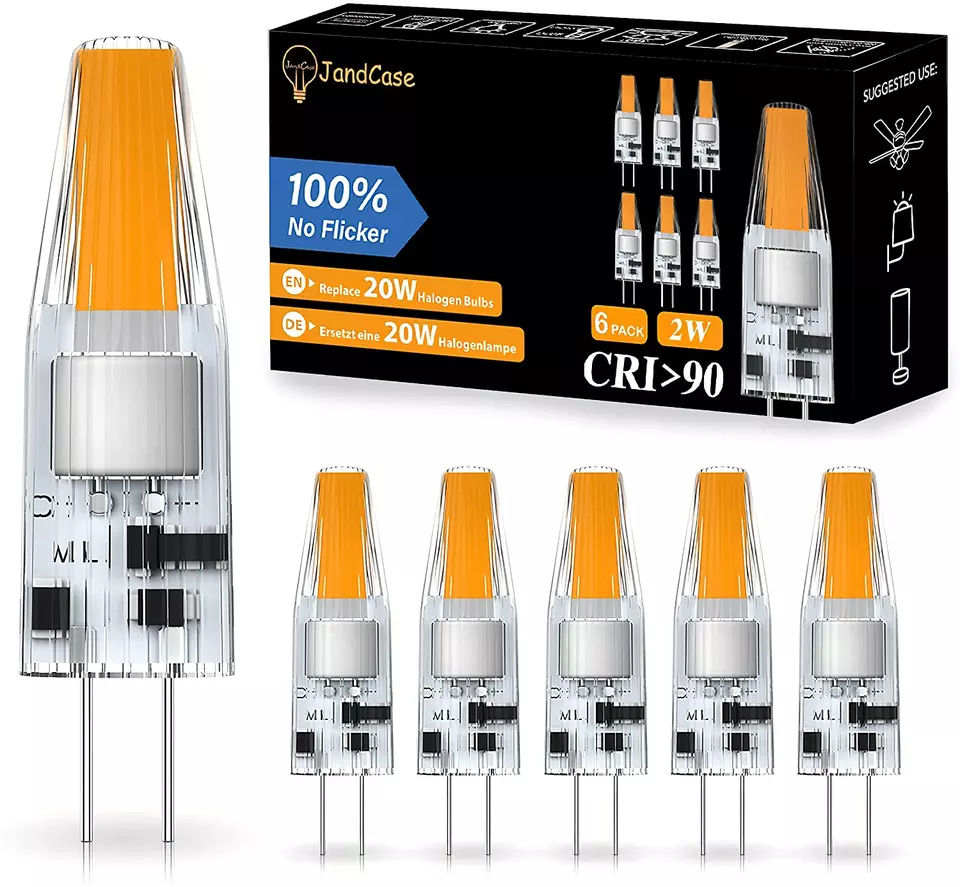 LOAHS EU US standard 12V 5W 3000K 6000K G4 G9 warm cool white light temperature small mini corn LED light bulb