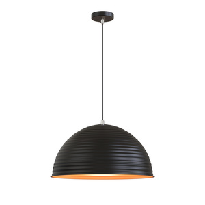 LOHAS Bowl Black Pendant Light Kitchen Island Modern Rustic Hanging Lamp Lighting Decorative Pendant Light For Restaurant