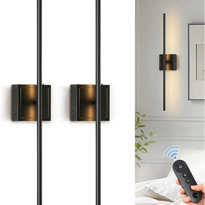 LOHAS Battery Operated Wall Sconces 6000mAh Rechargeable Wall Sconce Lamps with Remote/Touch Control