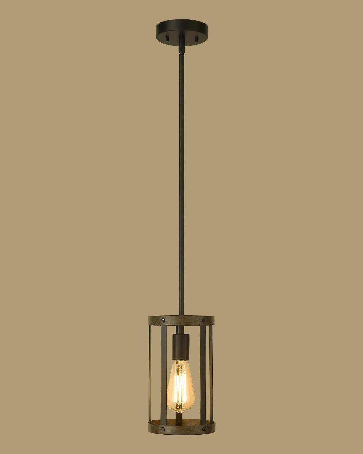 LOHAS Hanging Farmhouse Pendant Lighting Fixtures Vintage Dining Room Modern Pendant Lights For Indoor Lighting