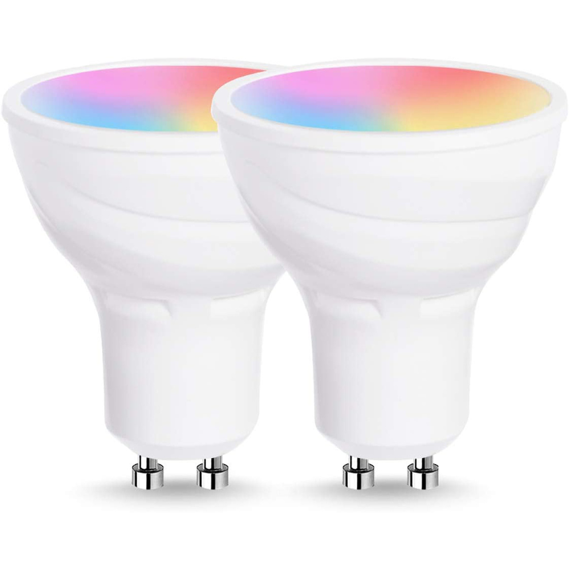 GU10 WiFi Smart home light Bulb rgb color changing dimmable smart light bulb with smart life tuya alexa google voice control