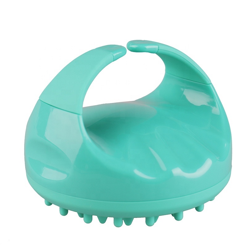 Soft Spike Teeth Wet Dry Body Back Bath Shower Foot Scrubber Shower Silicone Massager Brush Anti Cellulite Scrub