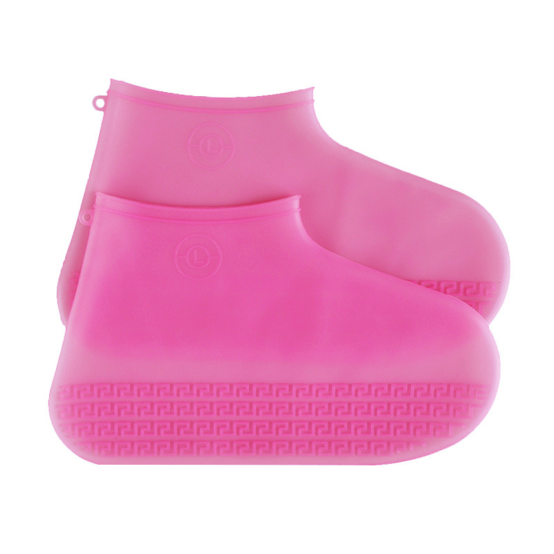 Reusable Silicone Waterproof Non-Slip Rain Boot Cover Suitable for Children Men and Women