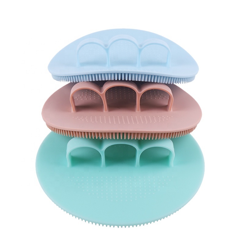 Silicone Shower Scrub Foot Body Bath Scrubber Silicone Body Cleansing Brush Shower Scrubber