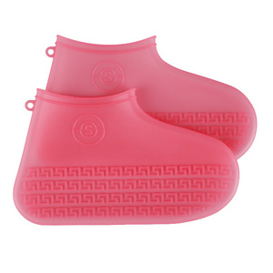 Reusable Silicone Waterproof Non-Slip Rain Boot Cover Suitable for Children Men and Women