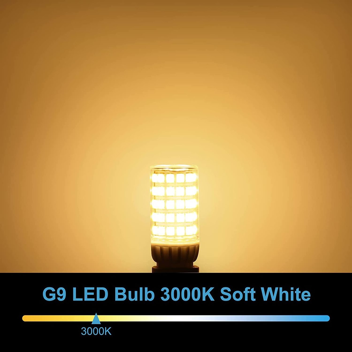 2022 6W warm white g9 led light bulbs Soft White 3000K 600LM energy saving mini lamp for Home Lighting Ceiling Fan Chandelier Be