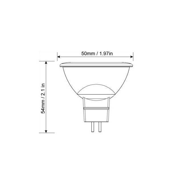 40W Halogen Bulbs Equivalent 5W LED Warm White GU5.3 Spotlight 110-130V Dimmable 12V MR16 LED Spot Light for Home