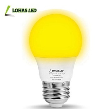 Poland Market No Blue Light Amber Night Light Bulb A15 5W 1800K Yellow Aid Sleep Bulb