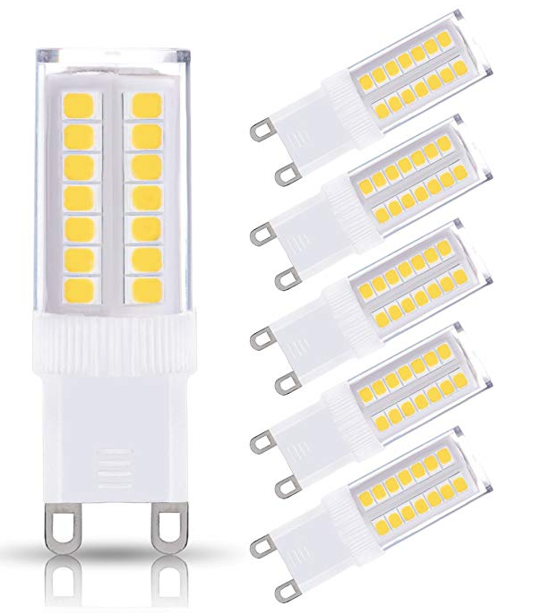 LOHAS G9 led Corn Lights Chandelier Bulb White White Mini Corn Bulb Energy Saving G9 Led Light Bulb for Indoor lighting