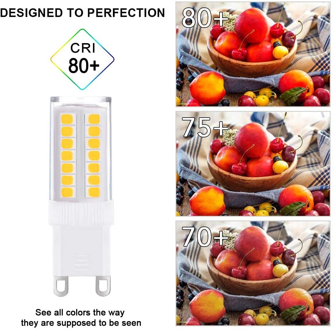 2023 5W G9 Mini Led Light Corn Light Soft White 40W Equivalent COB Corn Bulbs for Sewing Machine Chandelier Lighting