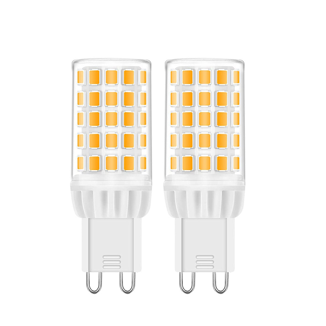 LOHAS Warm White Dimmable 6W G9 Base Plastic Cover Ceramic Housing LED Bulb Mini Corn Light for Outdoor Indoor Fixture