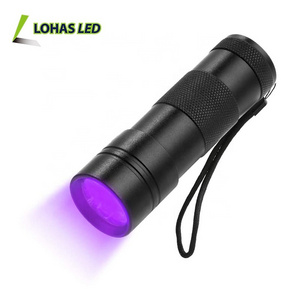 LOHAS Small Powerful LED Rechargeable UV Flashlights Torches Multifunction Mini Flashlight Torch Lights For Halloween