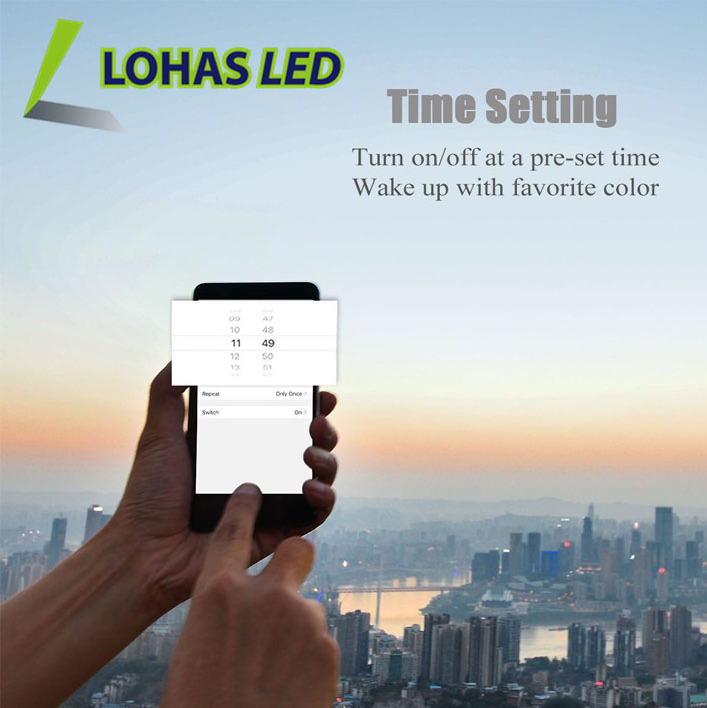 LOHAS LED Smart Bulb RGB+CCT 5W GU10 LED Spotlight LED Smart WiFi Bulb With Tuya Smart APP/Google Home/Alexa