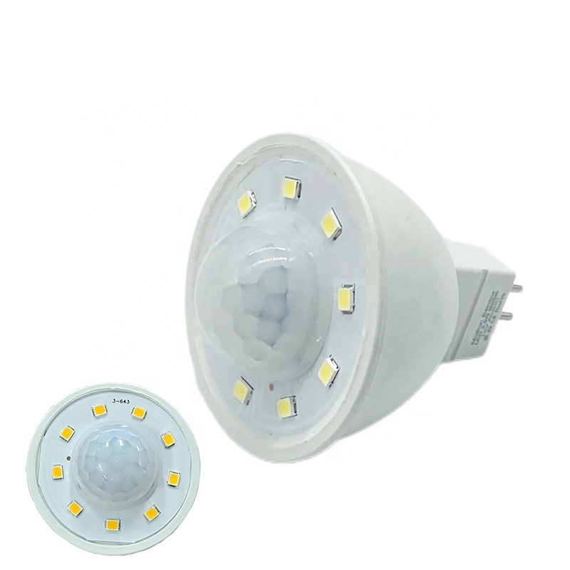 LOHAS MR16 Motion Sensor Spotlight GU5.3 Lamp Holder 12V 3.5W 3000K 6000K Motion Sensor Light for Cabinet Porch Hallway