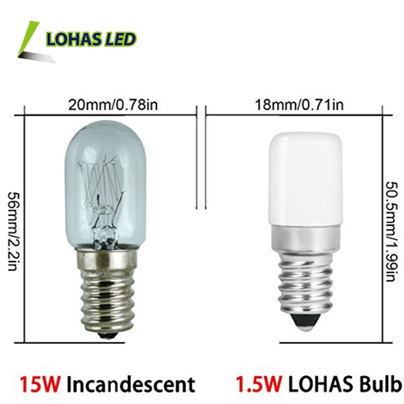 LOHAS C7 S6 High Brightness Night Light Bulb 1.5W E12 E14 2700K Mini lamp Small Light Bulb for Bedroom Living Room Lamp