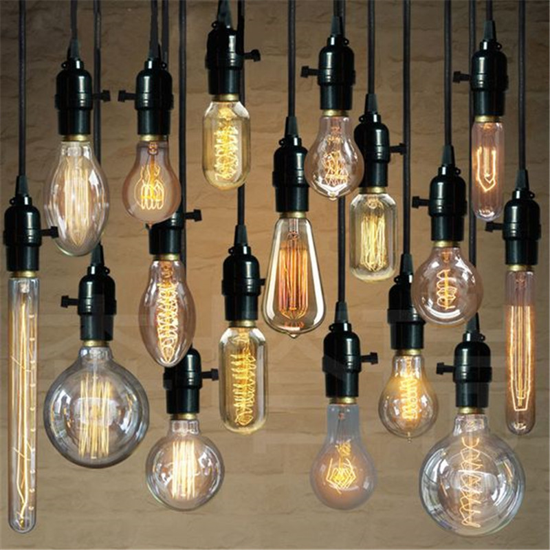 Vintage Bulb Led Lamp E26 E27 E14 E12 Dimmable Led Filament Bulb 2W 4W 6W Spotlights LOHAS LED 330 Degree 200~800LM 110-130V 80