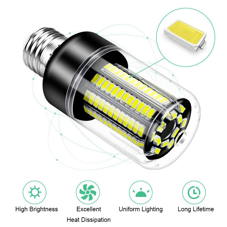 New design super lighting led corn light bulb E14 E27 B22 5W 7W not dimmable energy saving led corn bulb for home