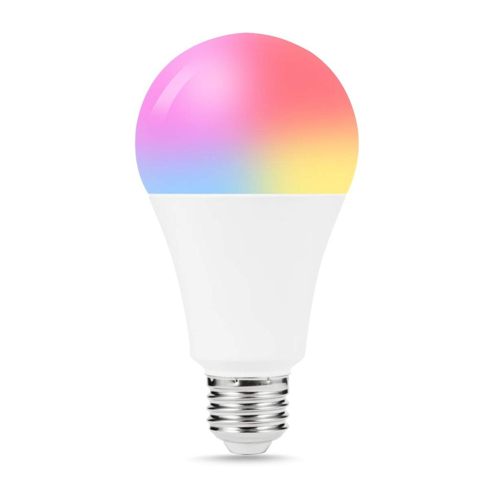 Tuya Google Home Alexa 9W 10W E26 E27 Smart Bulb Home CCT Dimmable RGB Color Changing WIFI Smart LED Bulb