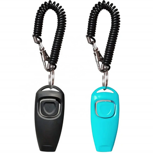 Colorful Pet Training Clicker Button Puppy Training Clicker With Lanyard