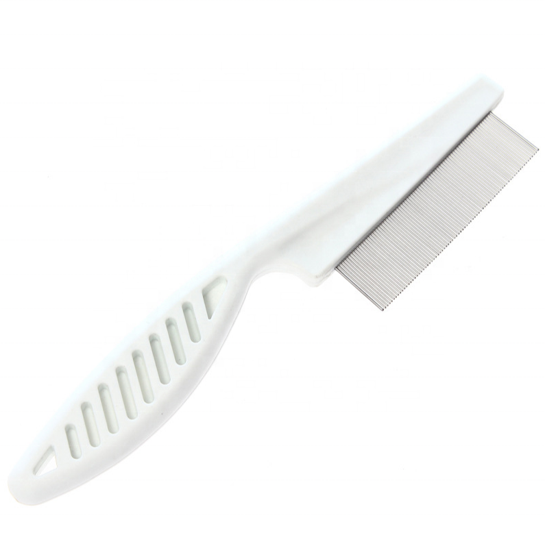 Pet Hair Shedding Comb Stainless Steel Flea Comb for Cat Dog Pet Comfort Flea Hair Grooming Comb Dog Cat Fur Removal Brush