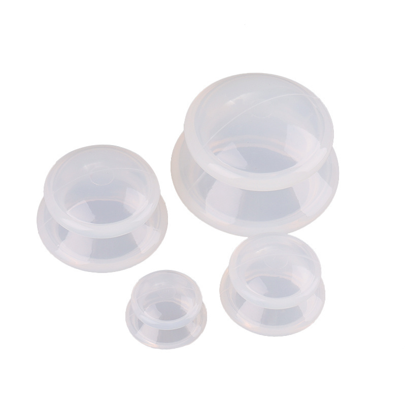 Professional Medical Silicone Cupping Therapy Set 4Pcs cellulite Massager Cups