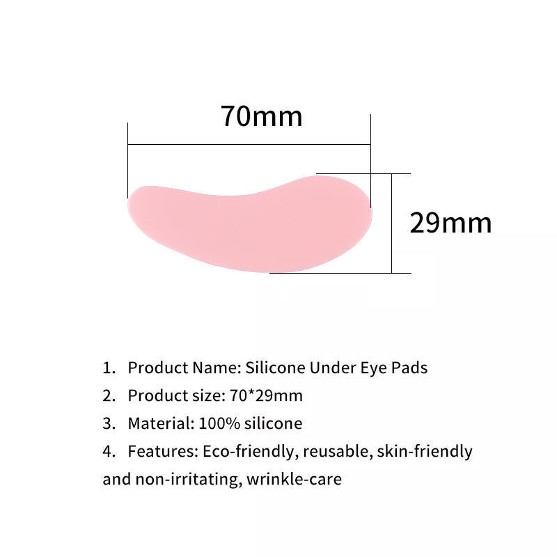 LOHAS Custom Silicone Eye Pads The Anti-Wrinkle Eyelash Eye Patch Reusable Eye mask for Wrinkles Fine Lines