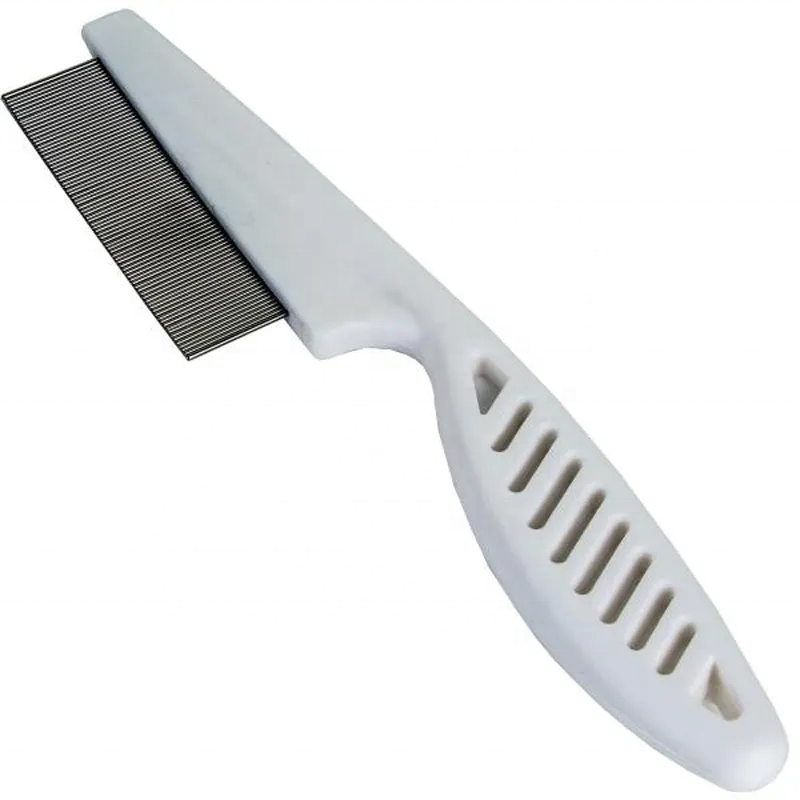 Pet Hair Shedding Comb Stainless Steel Flea Comb for Cat Dog Pet Comfort Flea Hair Grooming Comb Dog Cat Fur Removal Brush