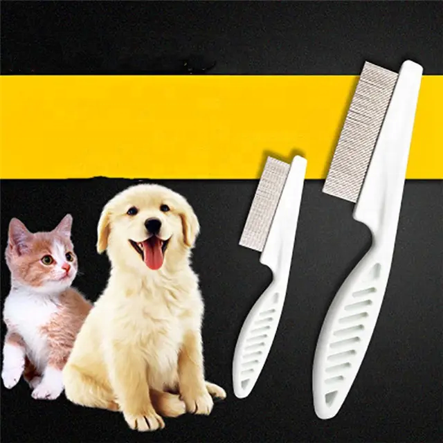 Pet flea lice cleaning comb pet dog flea tick remover brush animals pet grooming comb