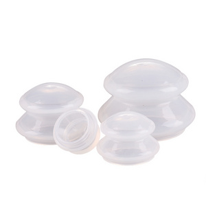 Professional Medical Silicone Cupping Therapy Set 4Pcs cellulite Massager Cups