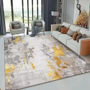 Chinese Manufacture Designer carpets and rugs floor modern pattern polyester printing 3d carpet living room with cheap price