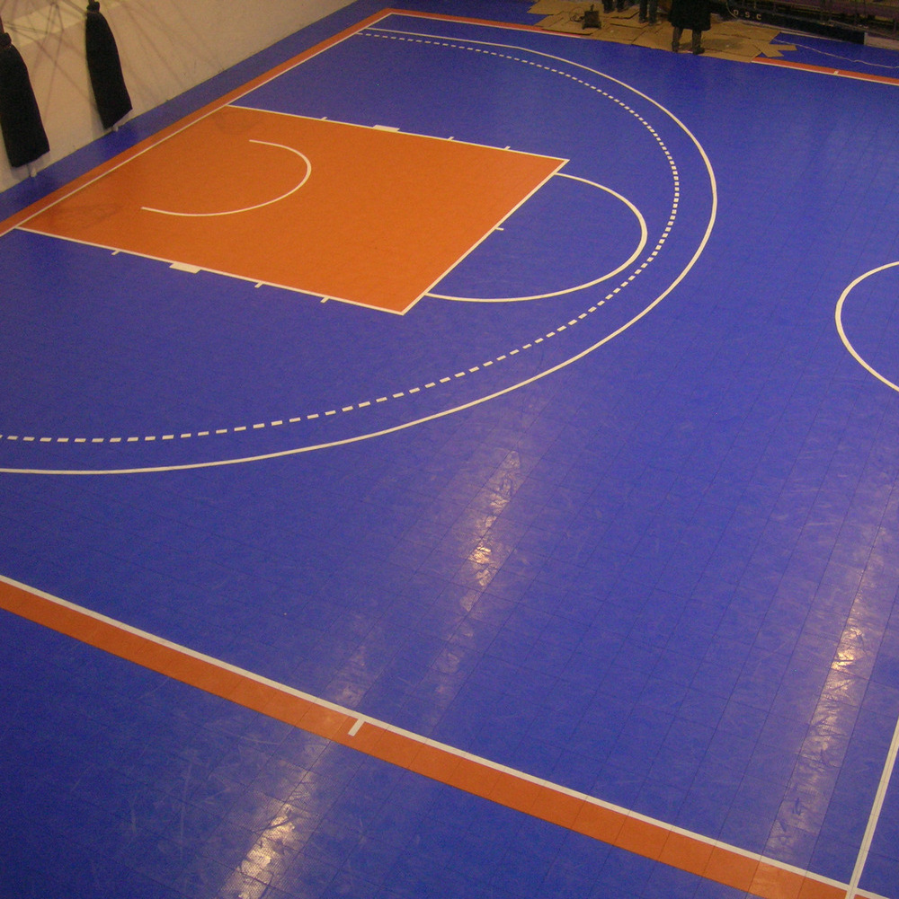 Indoor Installation Futsal Floor High Quality Sport Court Tiles With 10 Years Warranty