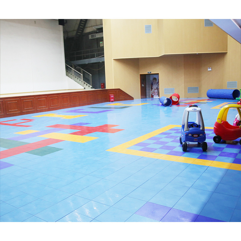 Highly Recommended Indoor Sports PP Tiles Flooring I-01 Suitable Court of Basketball Futsal and Tennis