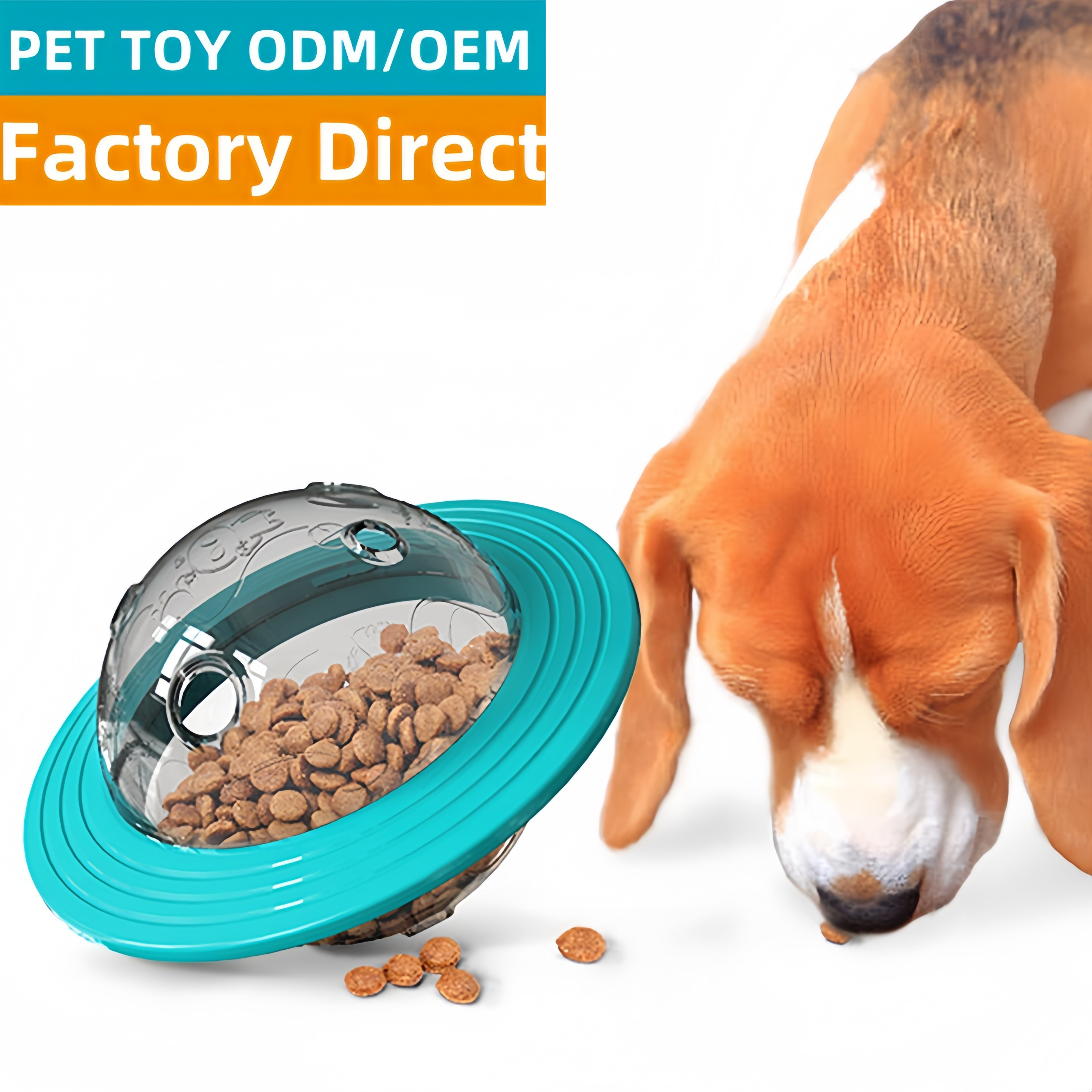 Wholesale Dog Treat Ball Toy Interactive Dog Food Dispensing Toy Pet Environmental Soft Silicone Dogs Slow Feeder Toys