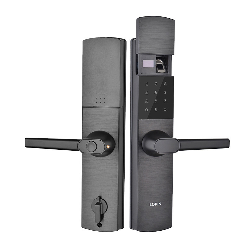 Newest Products Fingerprint Digital Mechanical Key Wechat Mini Program Unlock Smart Door Lock