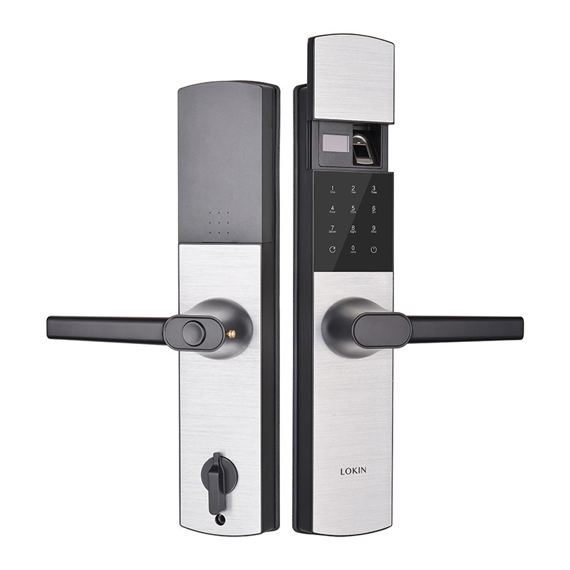 Newest Products Fingerprint Digital Mechanical Key Wechat Mini Program Unlock Smart Door Lock