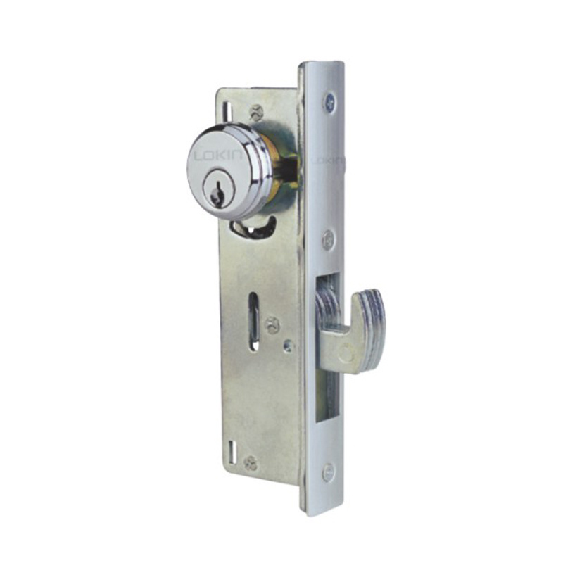 China supplier double cylinder hook bolt sliding aluminium door lock set