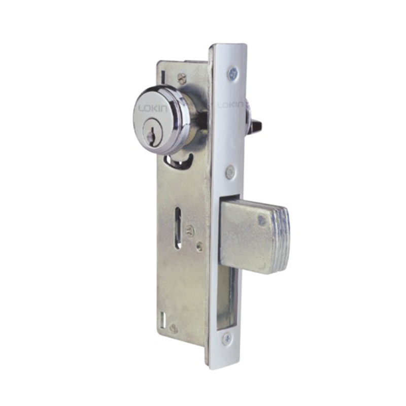 China supplier double cylinder hook bolt sliding aluminium door lock set